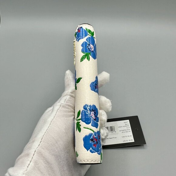 Kate Spade Devin Springtime Blooms Small Slim Bifold Wallet KJ877 NWT - Picture 8 of 14